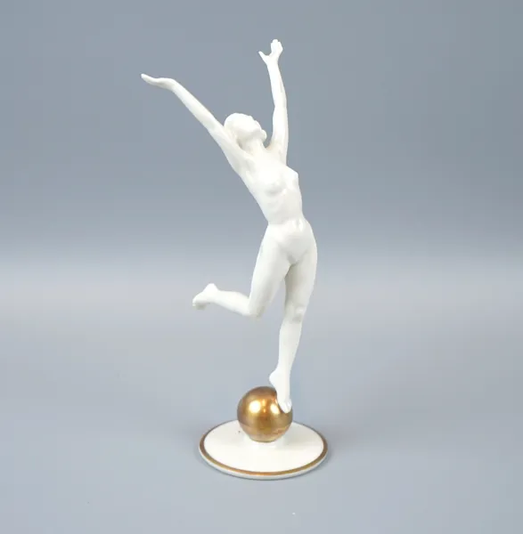 Karl Tutter, ''Solbarn'', figurin, porslin, Hutschenreuther.