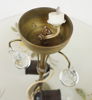 Taklampa, glas/metall.