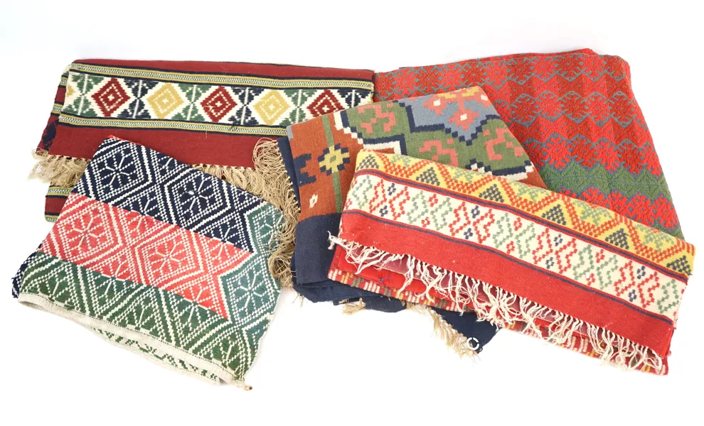 Dukar m.m, 5 delar, allmogetextil.