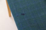 Carl Malmsten, stolar, 10 st, bok/textil, "Jan", Bröderna Janssons Möbelfabrik, Skillingaryd.