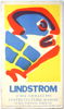 Bengt Lindström, affisch uppfodrad på pannå, ''Lindstrom Centre Culturel Suedois II Rue Payenne Paris III'', 1982.