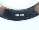 Collier med ormlänk, silver 925.