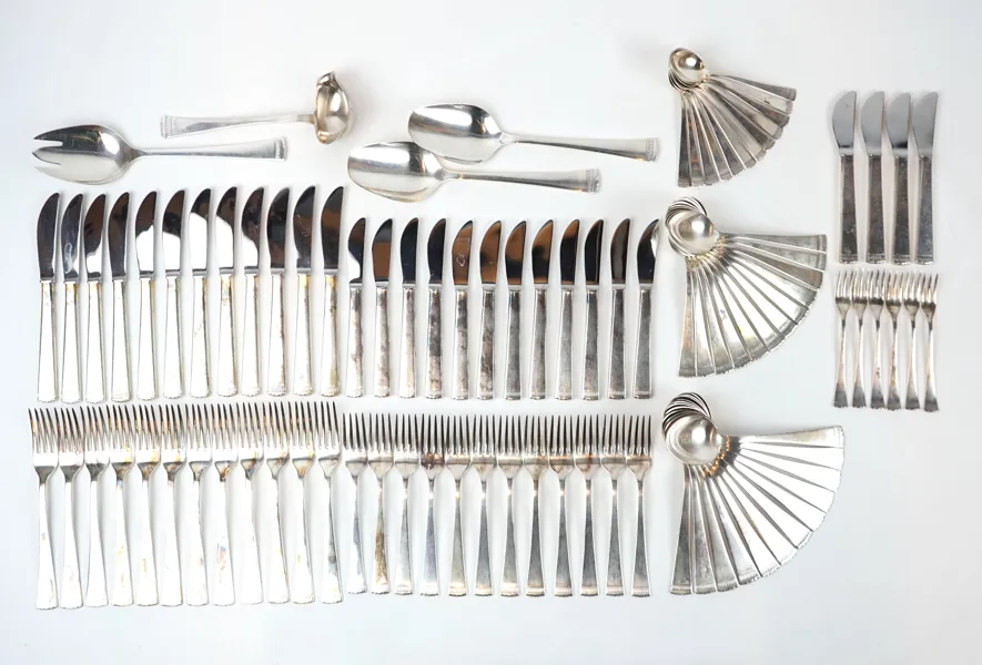 Bestickservis, 98 delar, nysilver, ''Operett''.