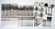 Bestickservis, 79 delar, nysilver, ''Ingrid''.