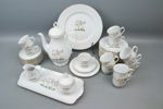 Kaffeservis, 25 delar, porslin, Seltmann Weiden, Bavaria, Tyskland.