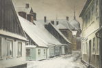 Edward Wollin, akvarell, signerad, 1937.