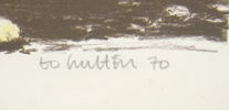 Bo Hultén, litografi 118/260, signerad, 1970.