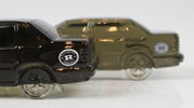 Skulpturer, glas, ett par, Volvo 850 GLT, Limited Edition, Reijmyre.