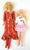 Dockor, Barbie och Skipper, med kläder, ett parti, Mattel, 1966-67.