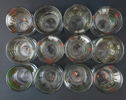 Karaff med snapsglas, 13 delar, Holmegaard.