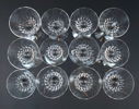 Nils Landberg, likörglas, 12 st, ''Prelude'', Orrefors.