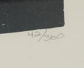 Svenolov Ehrén, litografi 42/360, signerad, 1978.