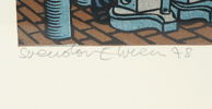 Svenolov Ehrén, litografi 42/360, signerad, 1978.