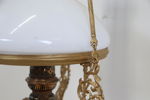Fotogentaklampa, metall/glas/keramik.