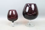 Monica Bratt, vaser, 2 st, glas, Reijmyre.
