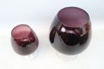 Monica Bratt, vaser, 2 st, glas, Reijmyre.