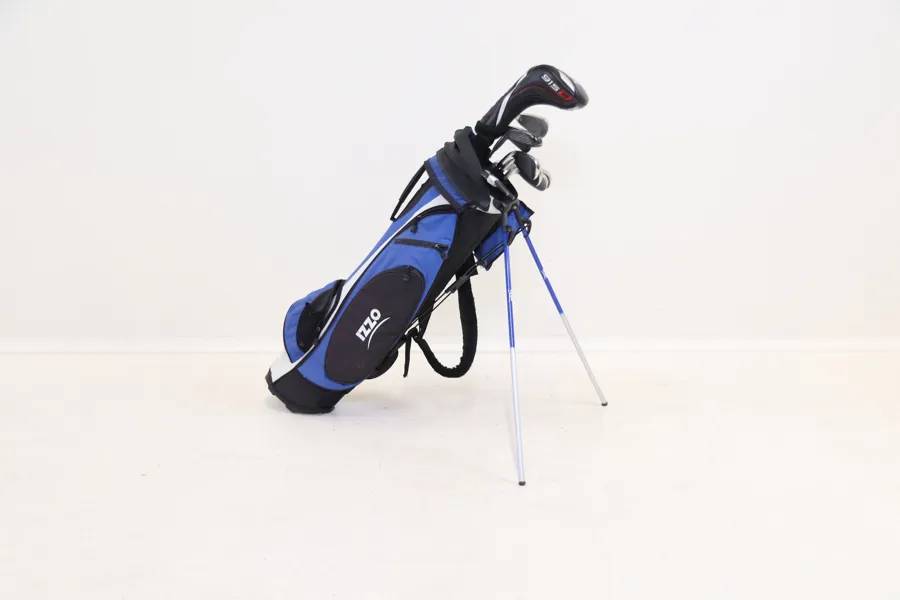 Herrgolfset, grafit, samt golfväska.