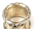 Ring, brosch och hänge, silver.