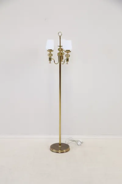 Golvlampa, 3 ljuspunkter, metall.