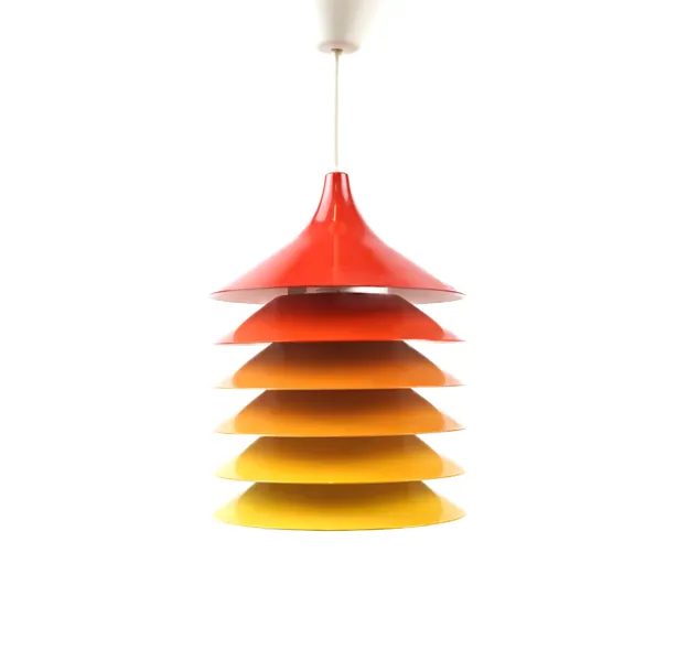 Bent Boysen, taklampa, plåt, ''Duett', IKEA, 1970-tal.