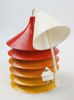 Bent Boysen, taklampa, plåt, ''Duett', IKEA, 1970-tal.