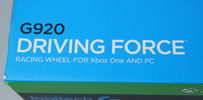 Ratt och pedalkontroll till PC och Xbox One, Logitech G920 Driving Force Racing Wheel.