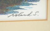 Roland Svensson, litografi 244/275, signerad.