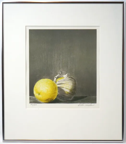 Allan Madsen, litografi 102/200, signerad.