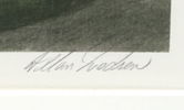 Allan Madsen, litografi 102/200, signerad.