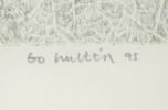 Bo Hultén, litografi 87/225, signerad, 1995.
