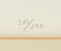 Lennart Ashenbrenner, litografier, 2 st, 277/290 och 283/290, signerade, 1975.