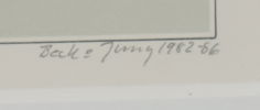 Beck & Ljung, litografier, 2 st, 165/390 och EA 7/40, signerade, 1982-1986. 