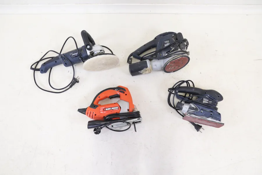 Elverktyg, 4 delar, bl.a Black & Decker.