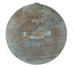 Medalj, ''Landet födde männen-Havet skapade staden-Ystad'', brons, Metallindustri Ystad, 1951.