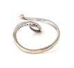 Ring, vitguld 14K med diamanter.