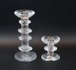 Timo Sarpaneva, ljusstakar, 2 st, glas, ''Festivo'', Iittala, Finland, signerade.