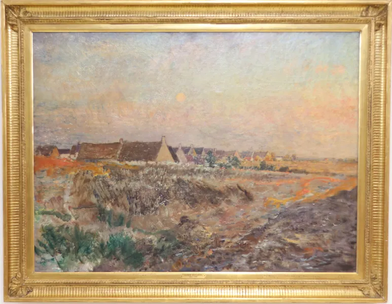 Alfred Wahlberg, olja på duk, intygas a tergo, osignerad.