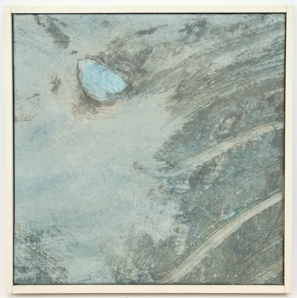 Mette Kander, olja på duk, signerad a tergo, 1993.