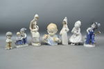 Figuriner, 7 st, bl.a Lladro.