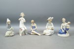 Figuriner, 5 st, bl.a Lladro.