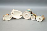 Figuriner, 5 st, porslin, bl.a Goebel.