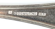 Daniel Eklund, gaffel, silver, Kalmar, 1862.