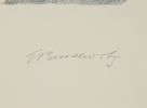 Gunnar Brusewitz, litografi 103/200, signerad.