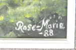 Rose-Marie Nilsson, Ystadmotiv, olja på duk, 3 st, signerade.