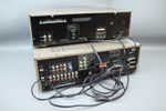 A/V receiver och kassettbandspelare, Kenwood, samt 2 fjärrkontroller.