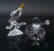 Figuriner, 5 st, glas, Swarovski