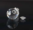 Figuriner, 5 st, glas, Swarovski