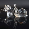 Figuriner, 4 st, glas, Swarovski 