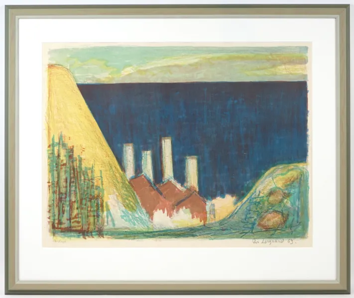 Per Lergaard, särtryck, signerad, 1963.