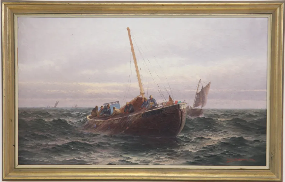 Johan Ossian-Andersson, olja på duk, signerad Ossian-Andersson, daterad 1926.